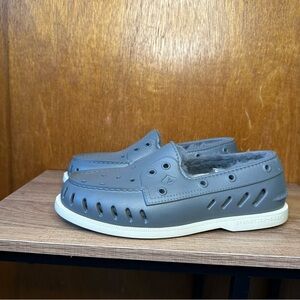 Sperry Top Sider Mens Authentic Original Float Cozy Boat Shoes Size 7 Faux Fur